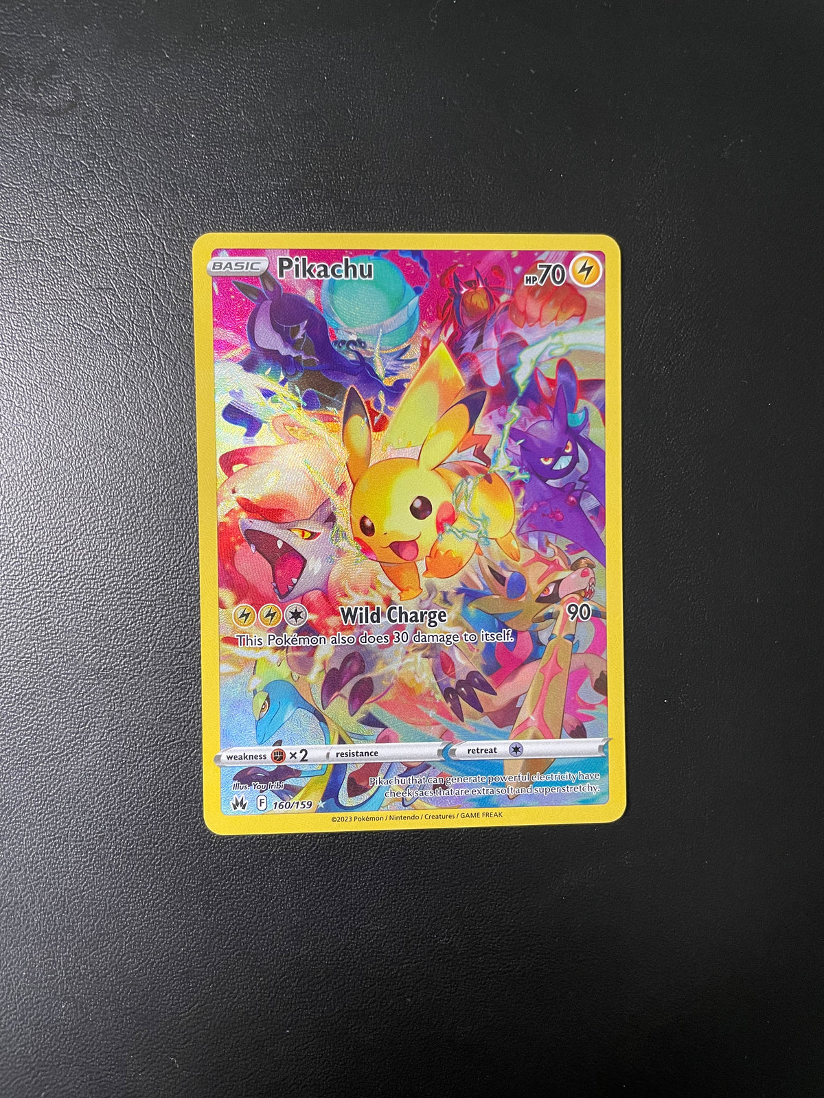 Pokemon Karte Art Rare Pikachu 160/159 Deutsch
