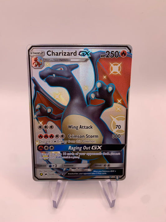 Pokemon Karte GX Shiny Fullart Glurak SV49/SV94 Englisch