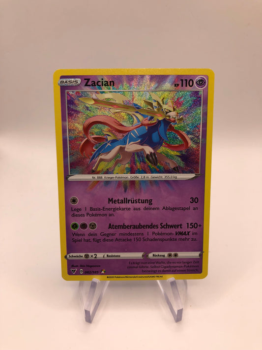 Pokemon Karte Amazing Rare Zacian 82/185 Deutsch