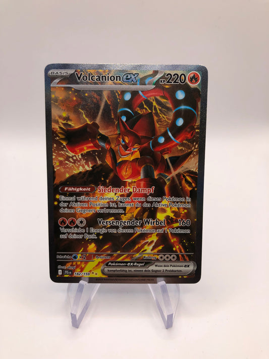 Pokemon Karte EX Volcanion 182/159 Deutsch