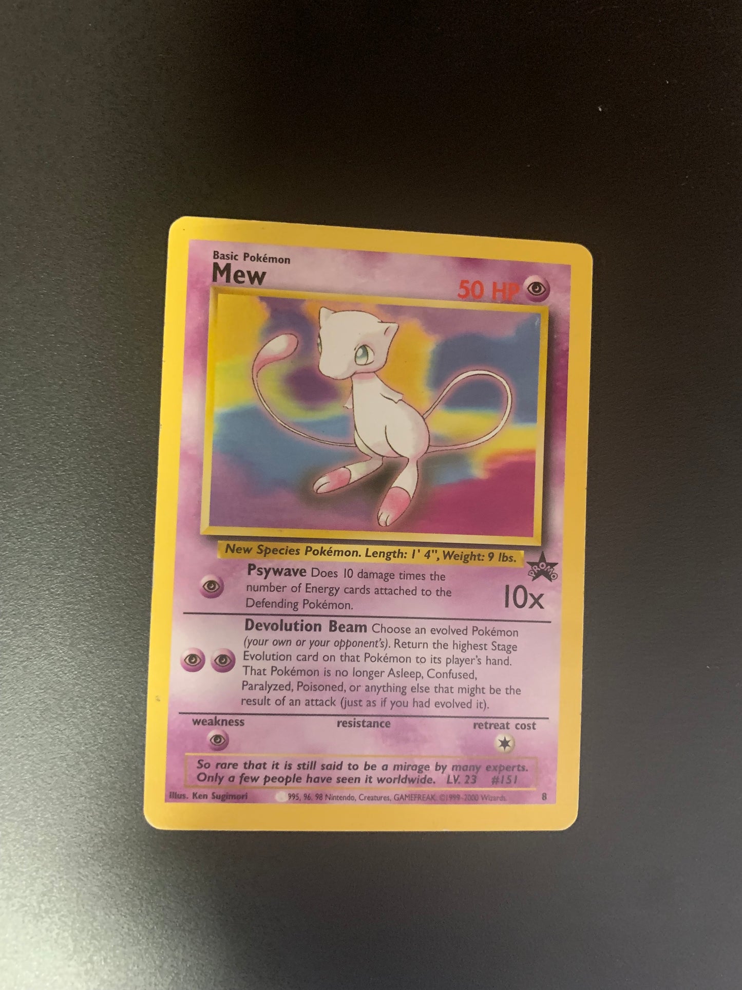 Pokemon Karte Promo Mew 8 Englisch