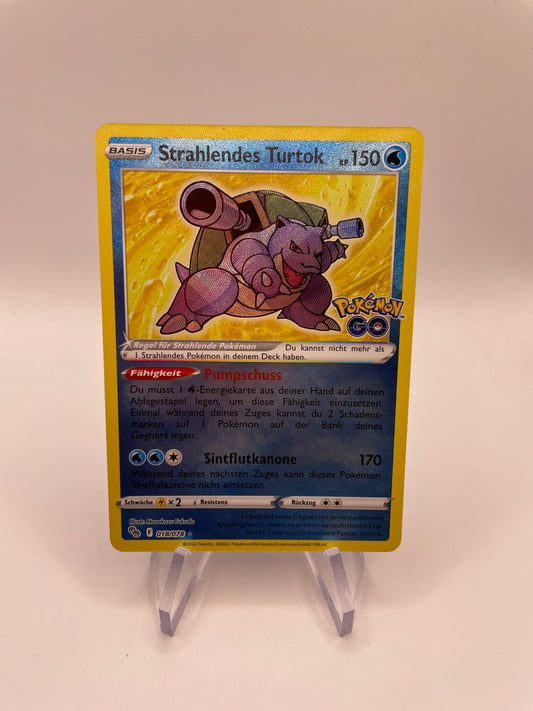 Pokemon Karte strahlendes Turtok 18/78 Deutsch