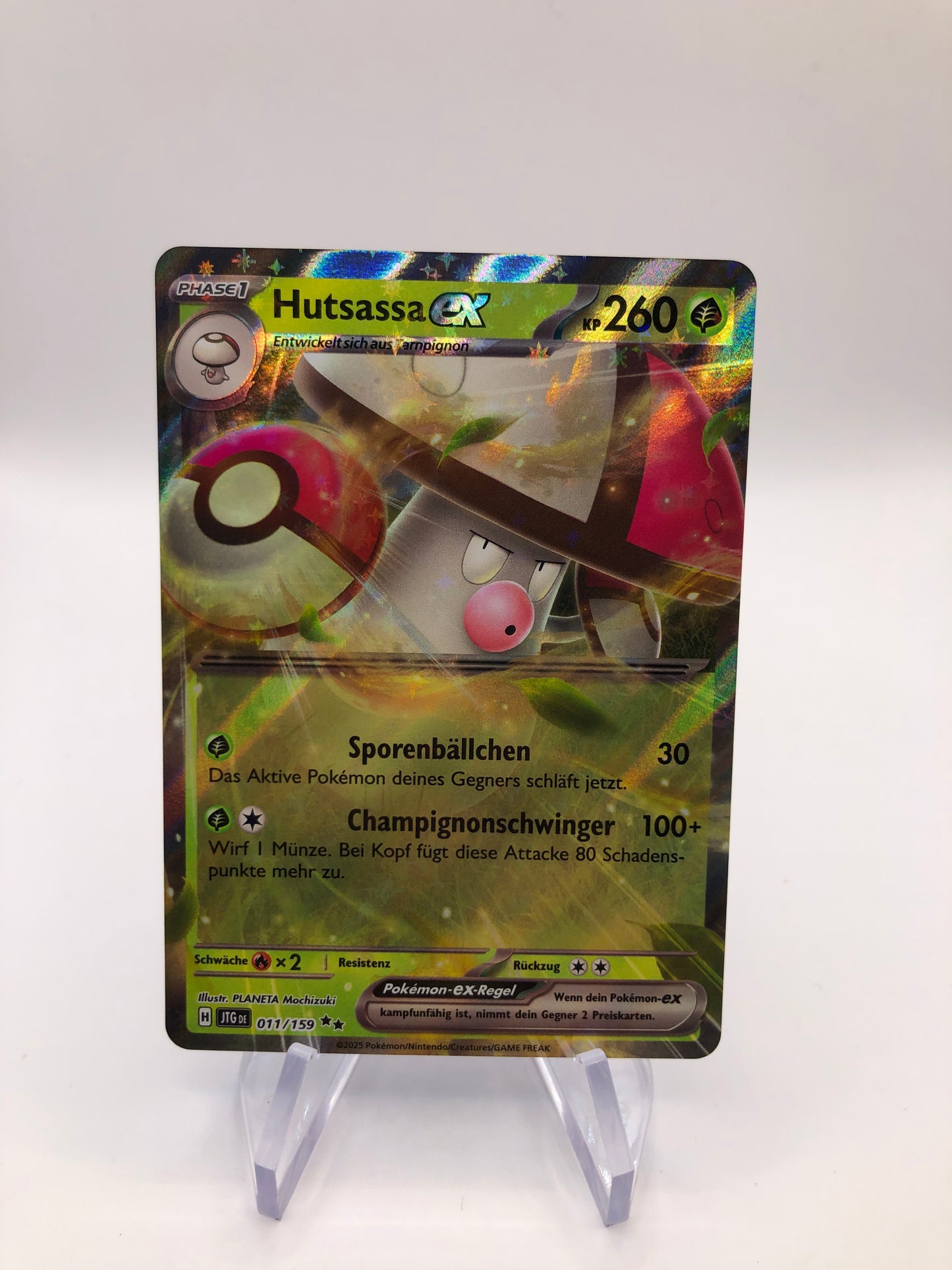 Pokemon Karte Ex Hutsassa 11/159 Deutsch
