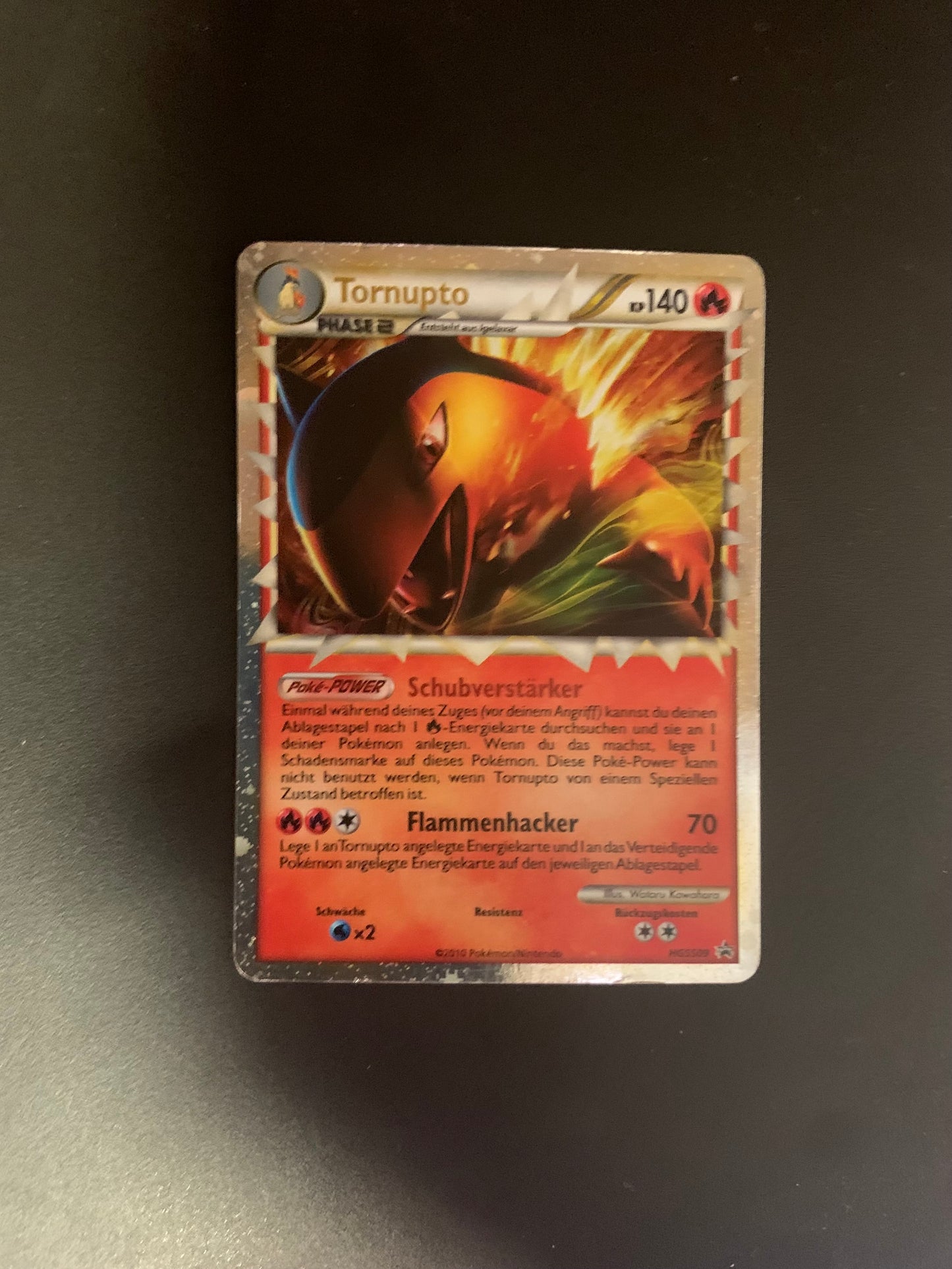 Pokemon Karte Prime Promo Tornupto HGSS09 Deutsch