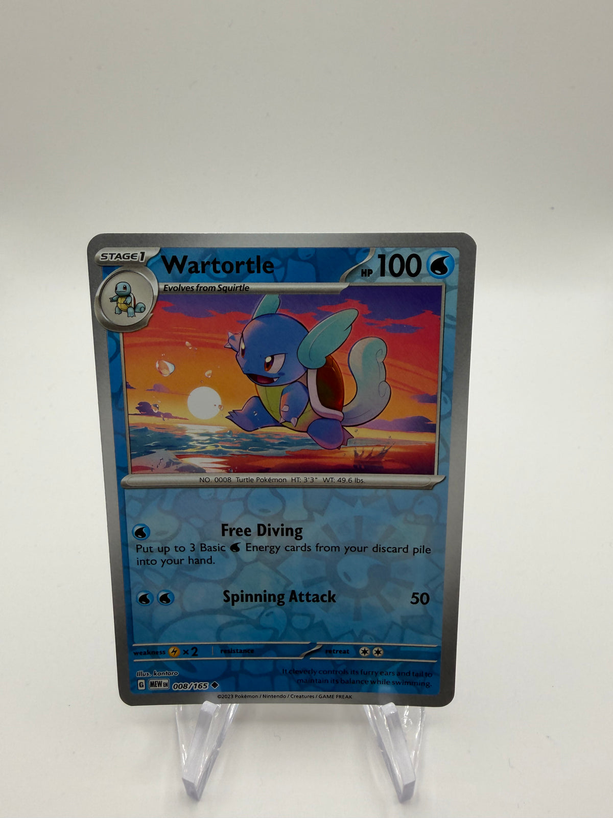 Pokemon Karte Reverse 151 Schillok 8/165 Englisch
