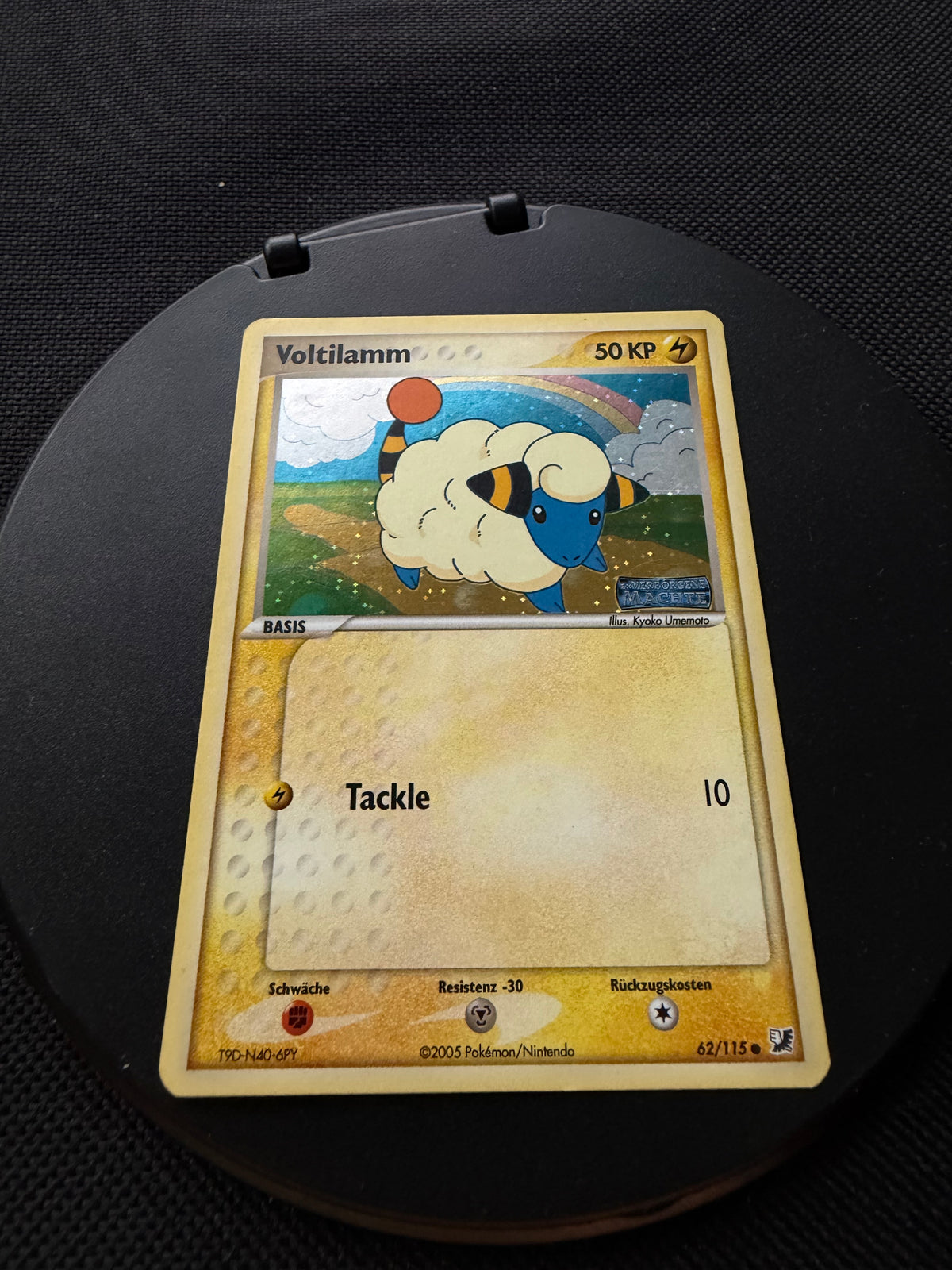 Pokemon Karte Stamp Voltilamm 62/115 Deutsch