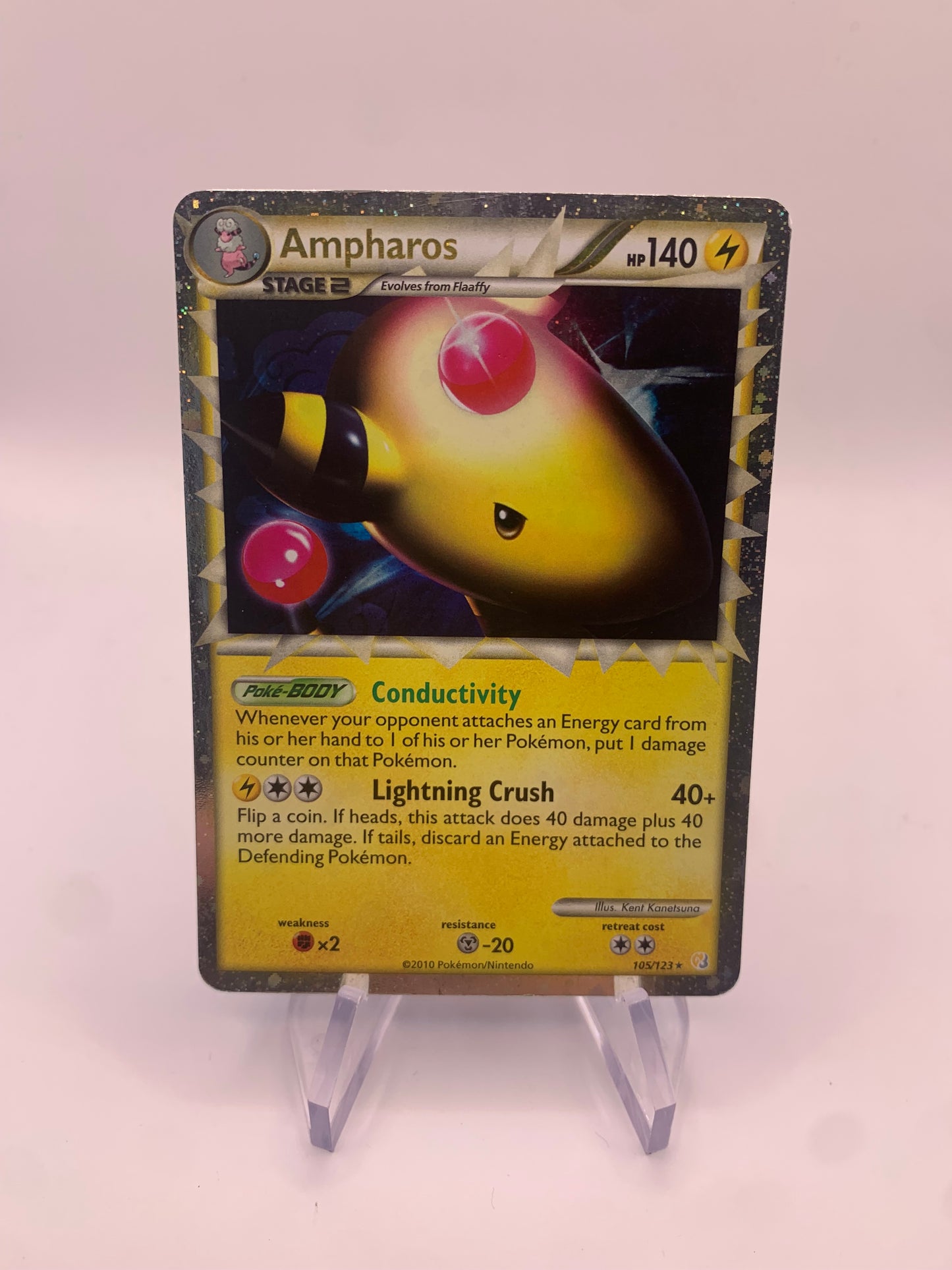 Pokemon Karte Prime Ampharos 105/123 Englisch