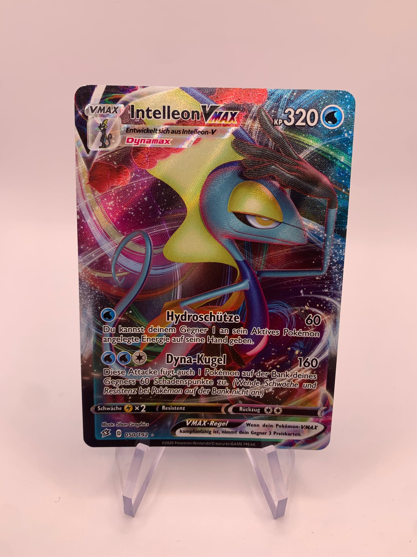 Pokemon Karte Vmax Intelleon 50/192 Deutsch