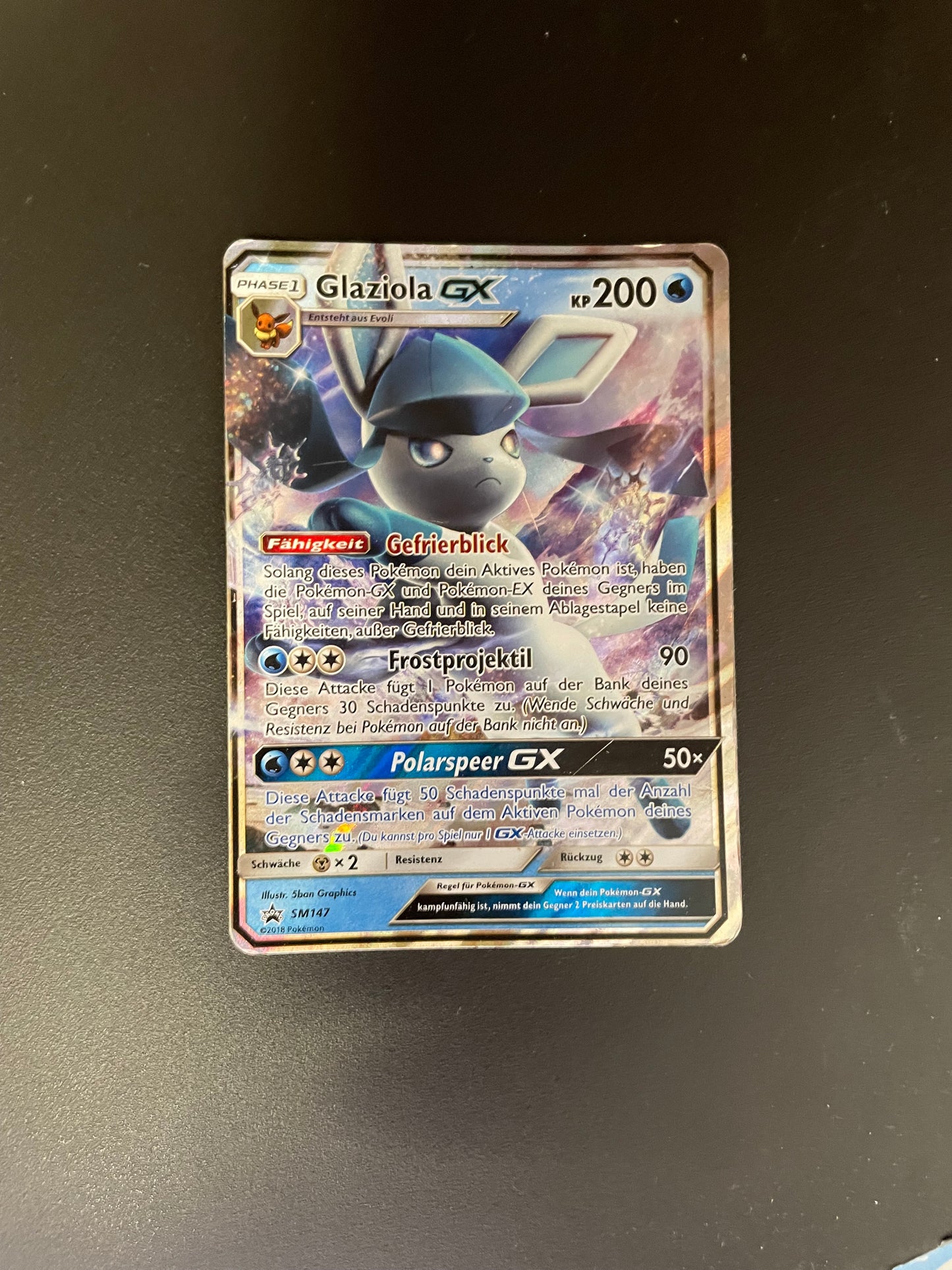 Pokemon Karte GX Glaziola SM147 Deutsch