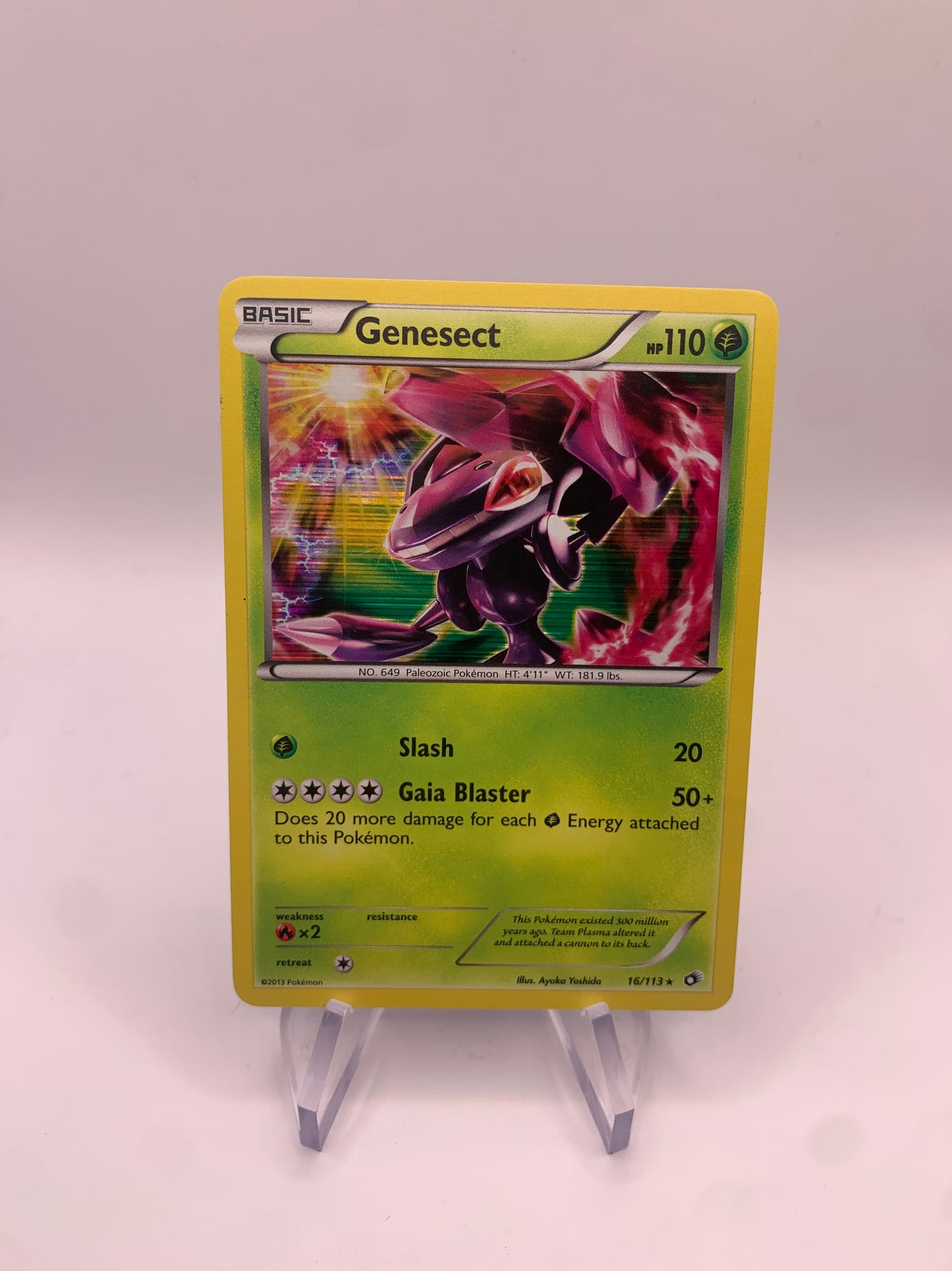 Pokemon Karte Holo Genesect 16/113 Deutsch