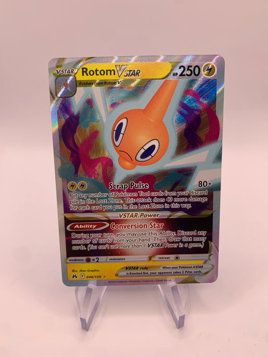 Pokemon Card Vstar Rotom 46/159 English