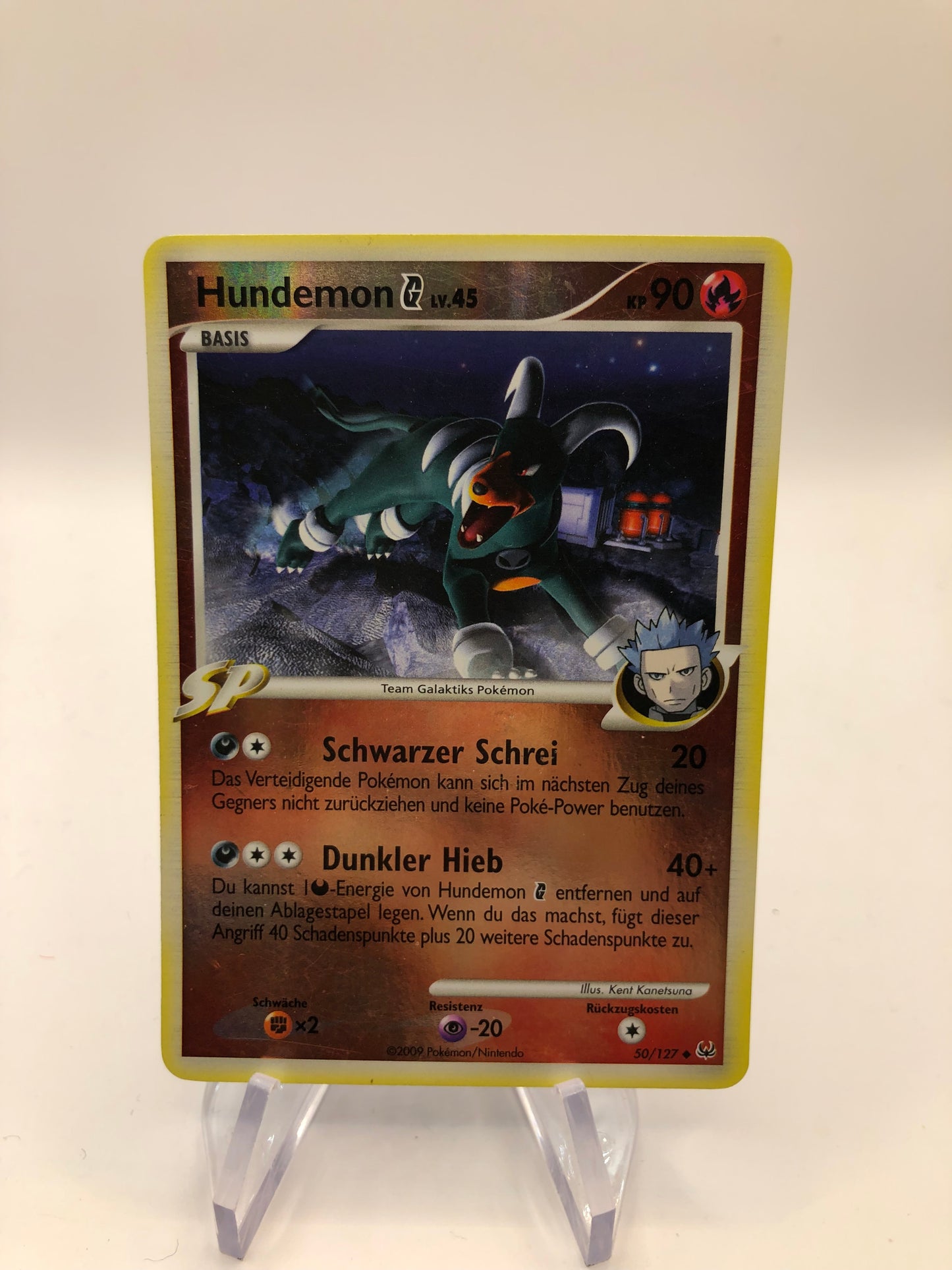 Pokemon Karte Revers Hundemon 50/127 Deutsch
