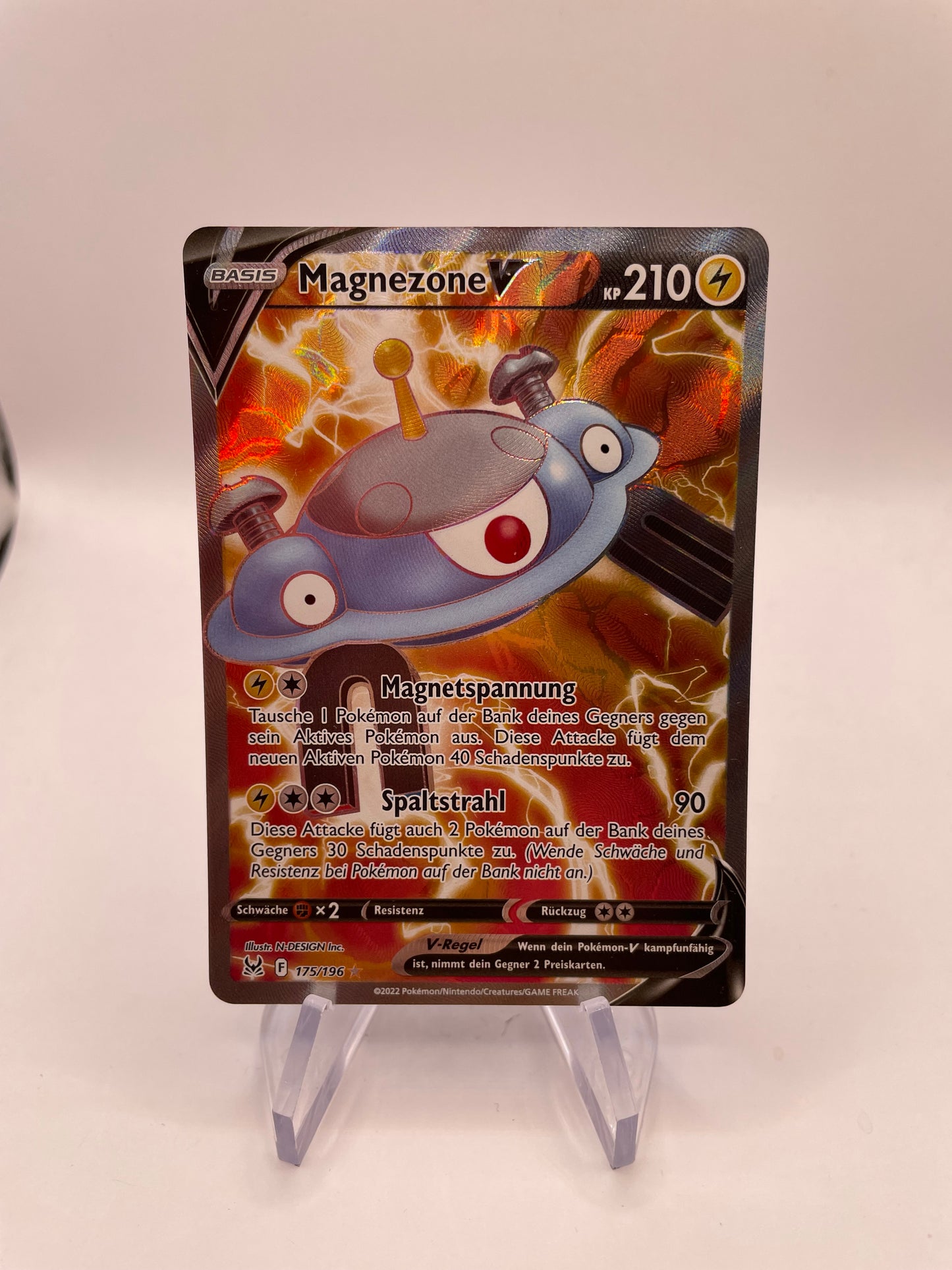 Pokémon Karte V Magnezone 175/196 Deutsch