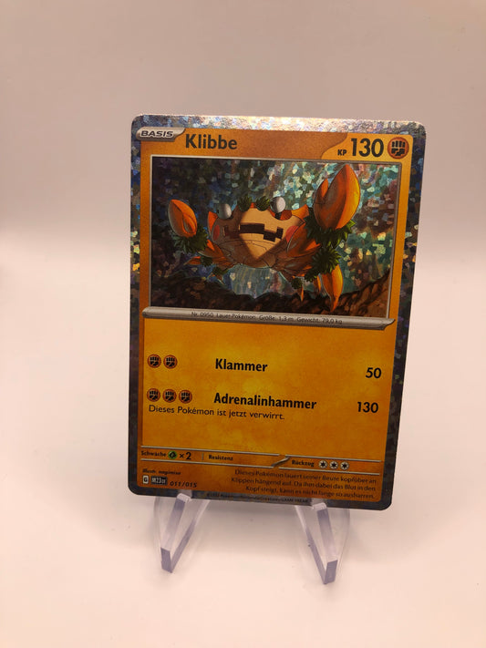 Pokemon Karte Holo Klibbe 11/15 Deutsch