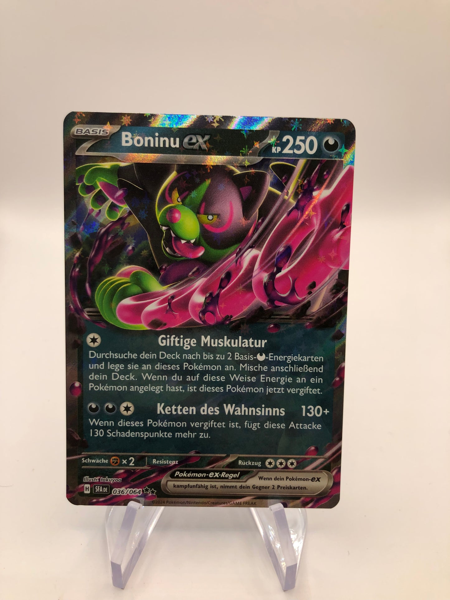 Pokemon Karte Ex Boninu 36/64 Deutsch