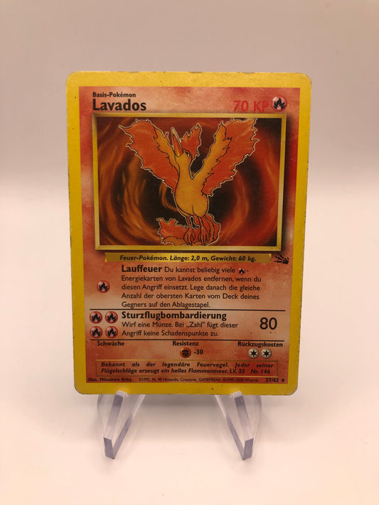 Pokemon Karten Fossil Lavados 27/62 Deutsch