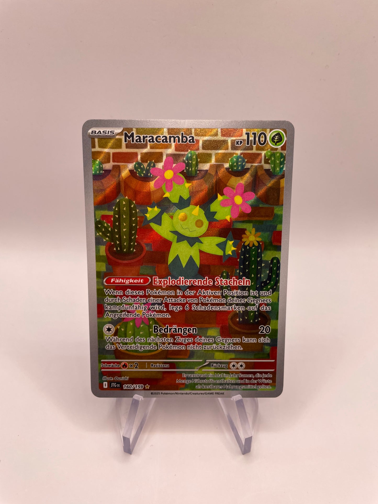 Pokémon Karte Art-Rare Maracamba 160/159 Deutsch