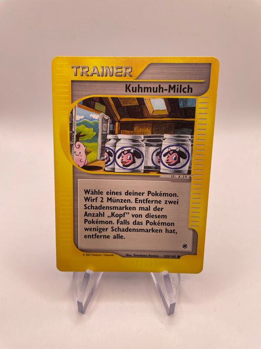 Pokemon Karte e-Series Trainer Kuhmuh-Milch 155/165 Deutsch