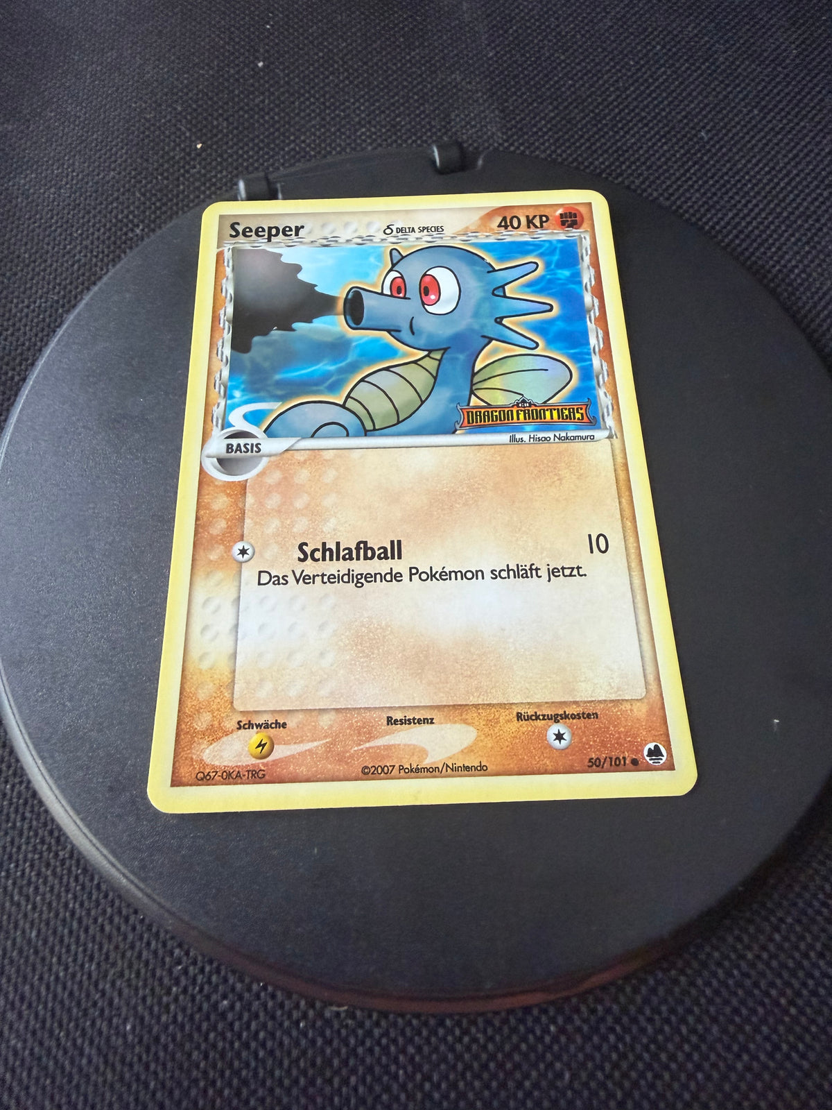Pokemon Karte Stamp Delta Species Seeper 50/101 Deutsch