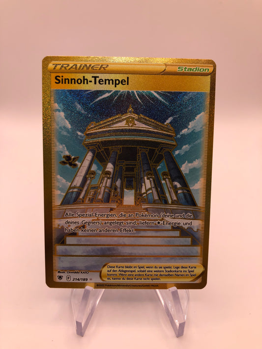 Pokemon Karte Trainer Gold Sinnoh-Tempel 214/189 Deutsch