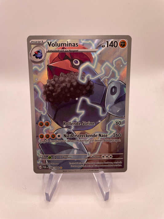 Pokémon Karte Art Rare Voluminas 96/88 Deutsch