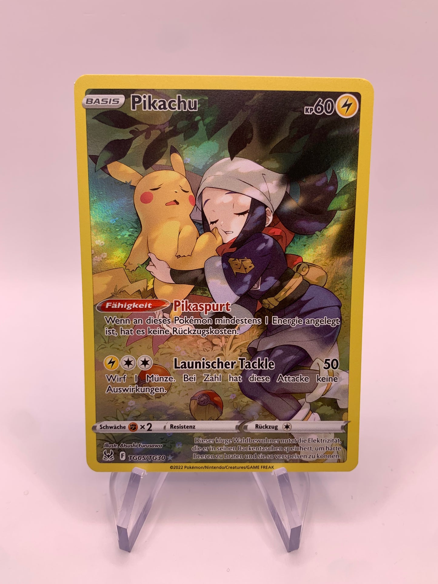 Pokemon Card Art-Rare Pikachu TG05/TG30 German