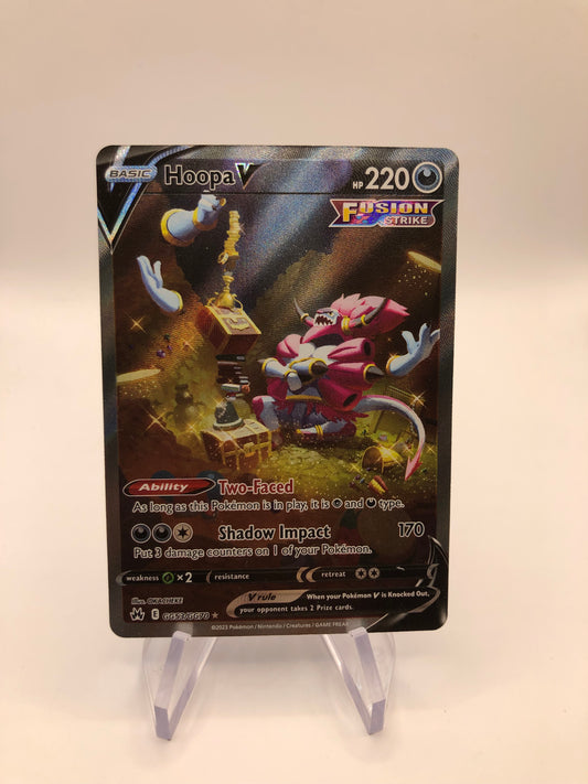 Pokemon Karte V Alt-Art Hoopa GG53/GG70 Deutsch