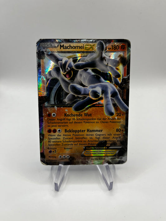 Pokemon Card EX Machomei 37/98 German