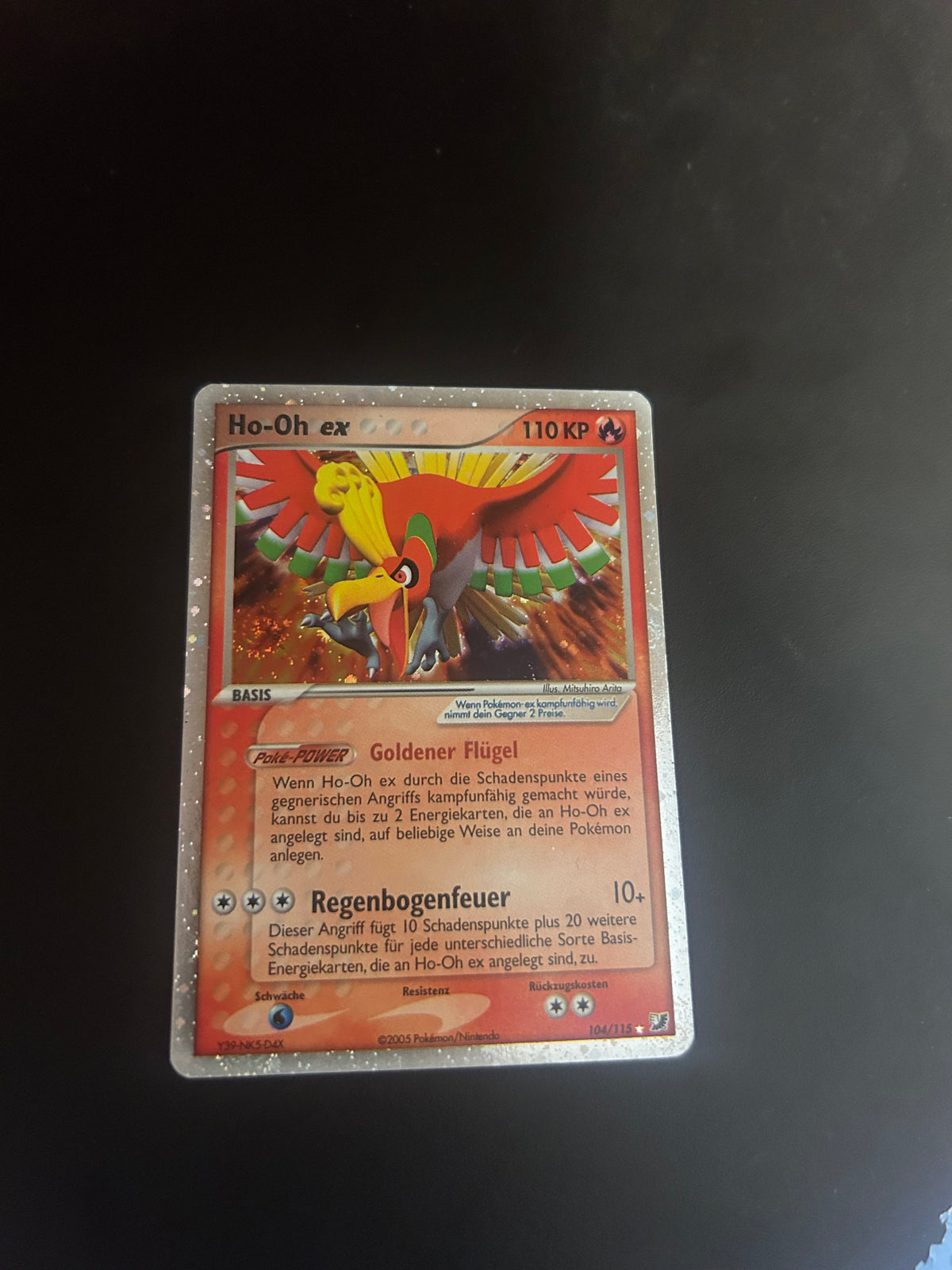 Pokemon Karte Ex Ho-Oh 104/115 Deutsch
