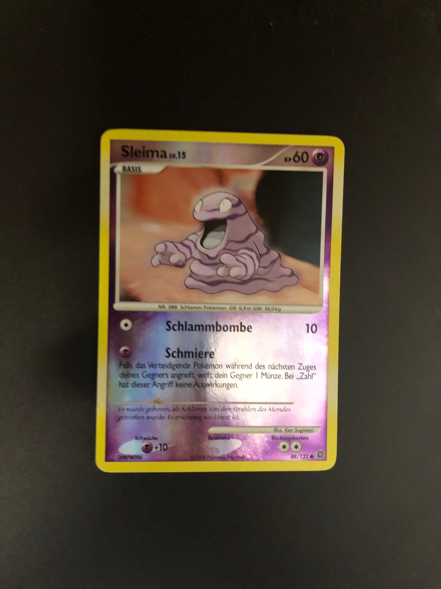 Pokemon Karte Revers Sleima 88/132  Deutsch