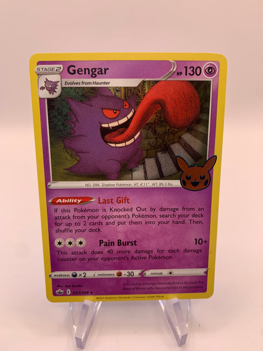 Pokemon Karte Holo Gengar 57/198 Englisch