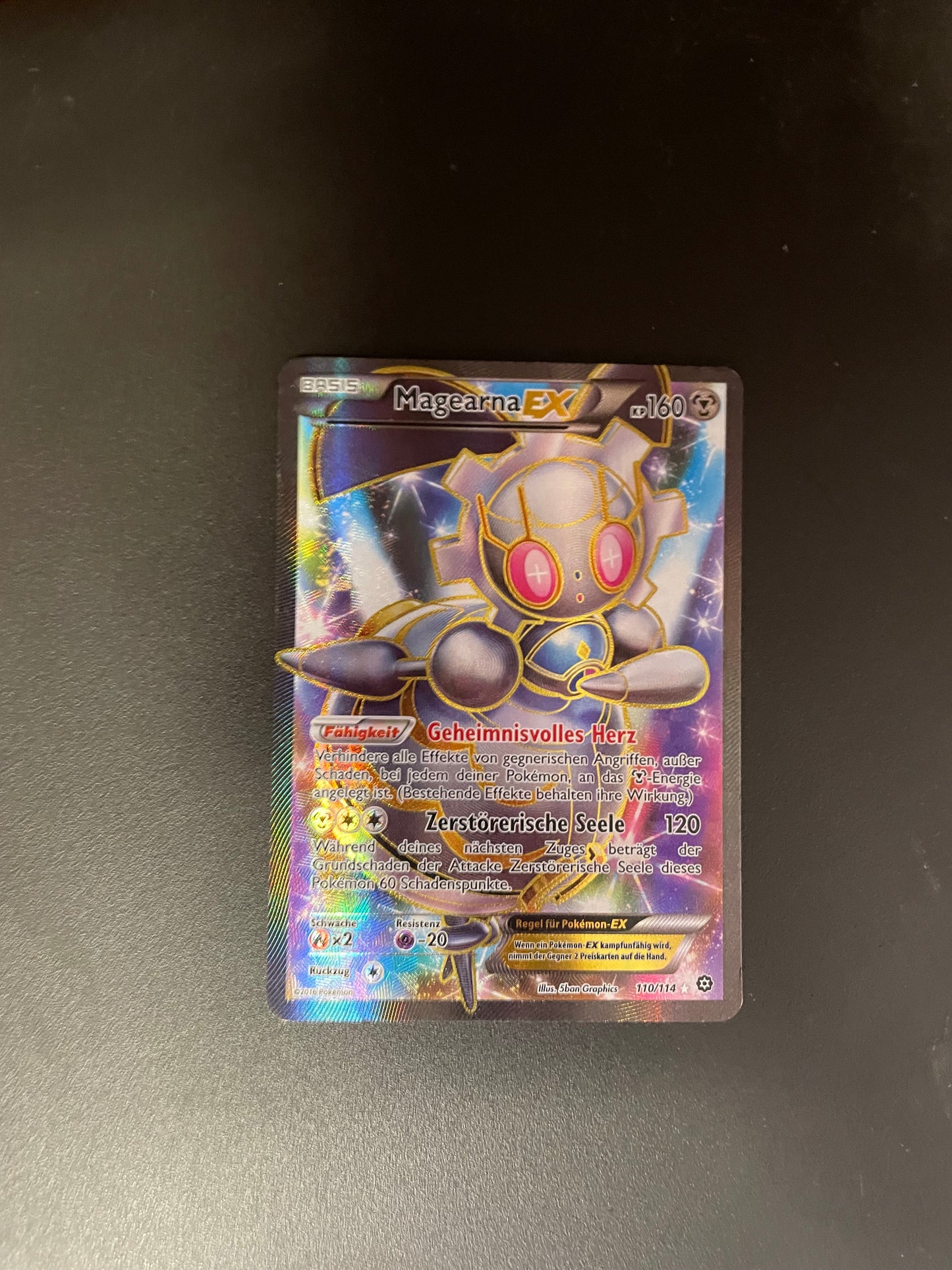 Pokemon Karte EX Magearna 110/114 Deutsch