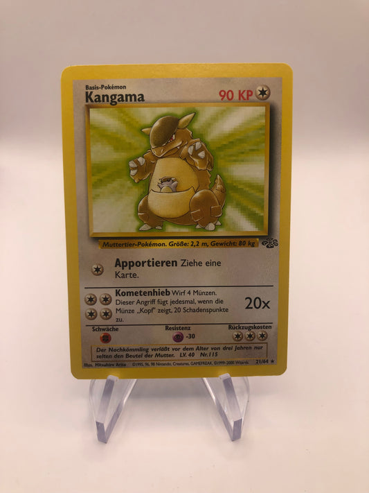 Pokemon Karte Jungel Kangama 21/64 Deutsch