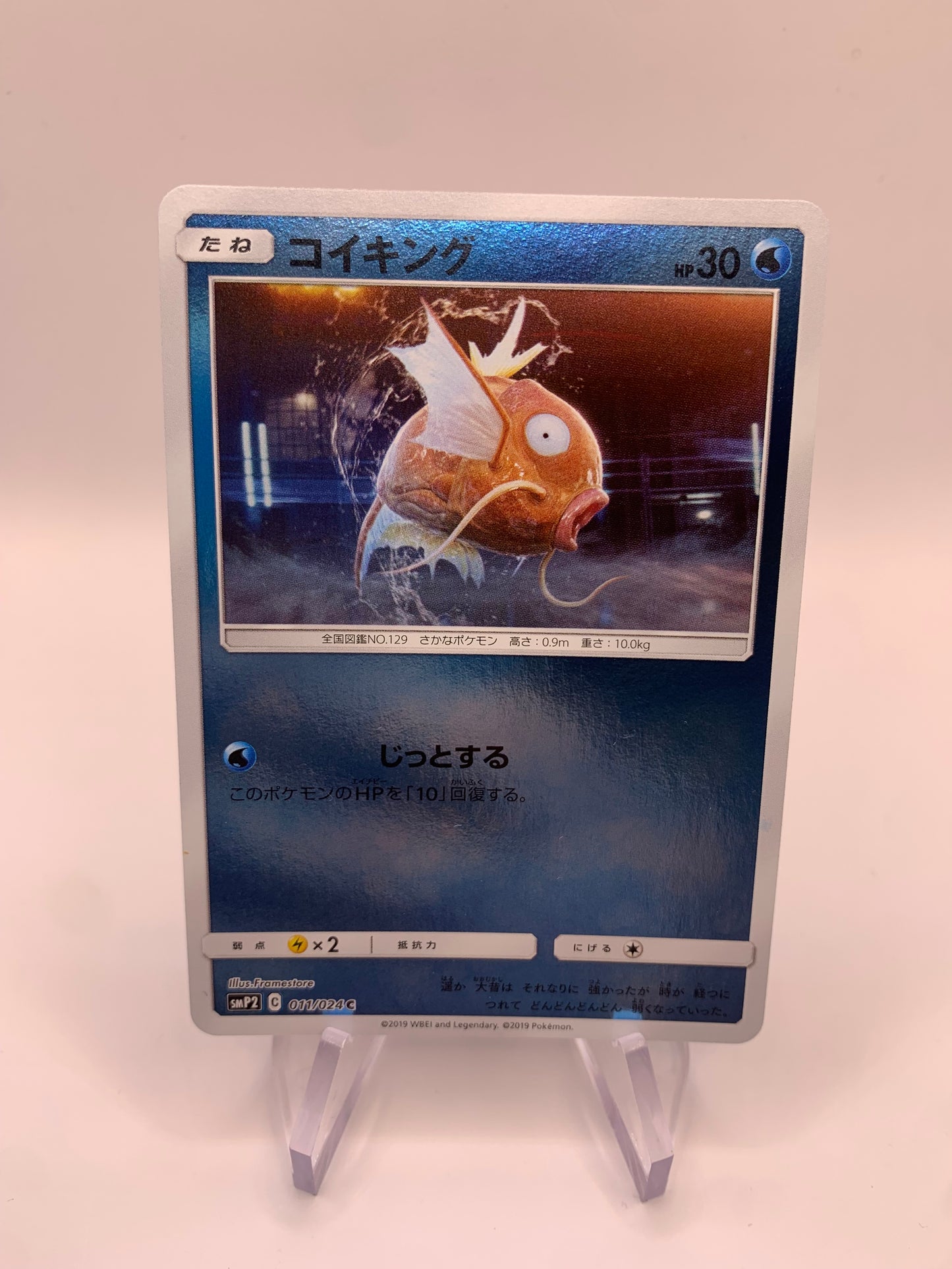 Pokemon Karte Holo Meisterdetektiv Karpador 11/24 Japanisch