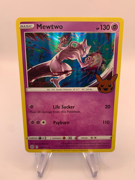 Pokemon Karte Holo Mewtu 56/172 Englisch