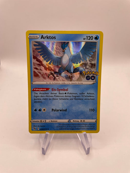 Pokémon Karte Holo Arktos 24/78 Deutsch