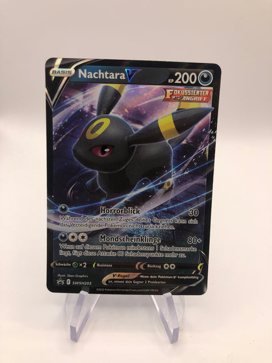 Pokemon Karte V Promo Nachtara SWSH203 Deutsch