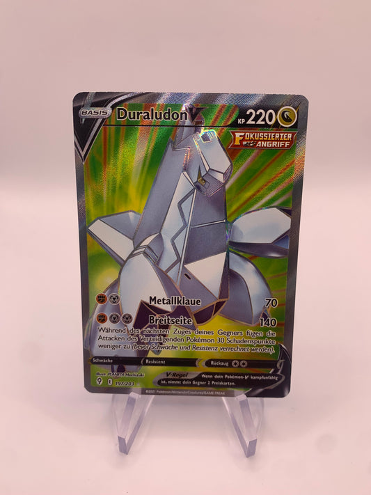 Pokemon Karte V Fullart Duraludon 197/203 Deutsch