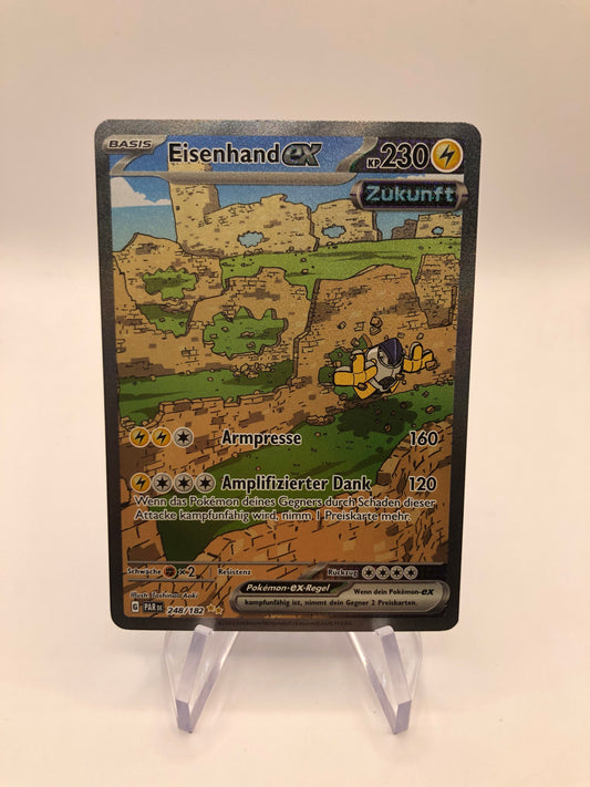Pokemon Karte EX Fullart Eisenhand 248/182 Deutsch