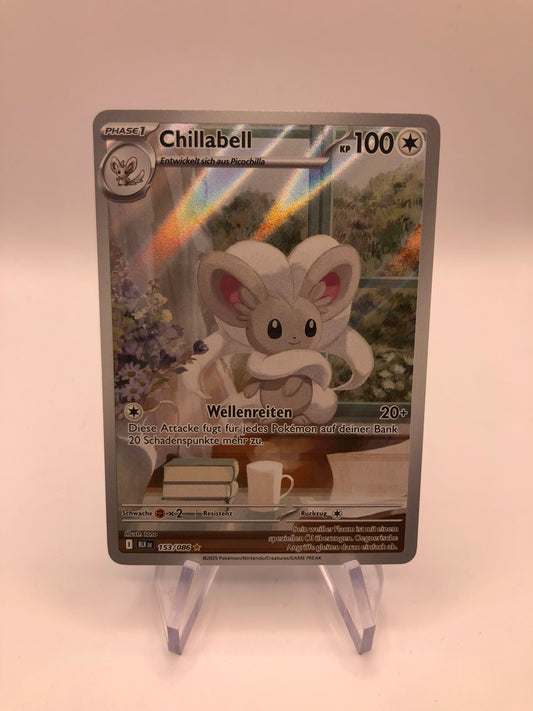 Pokemon Karte Art Rare Chillabell 153/86 Deutsch
