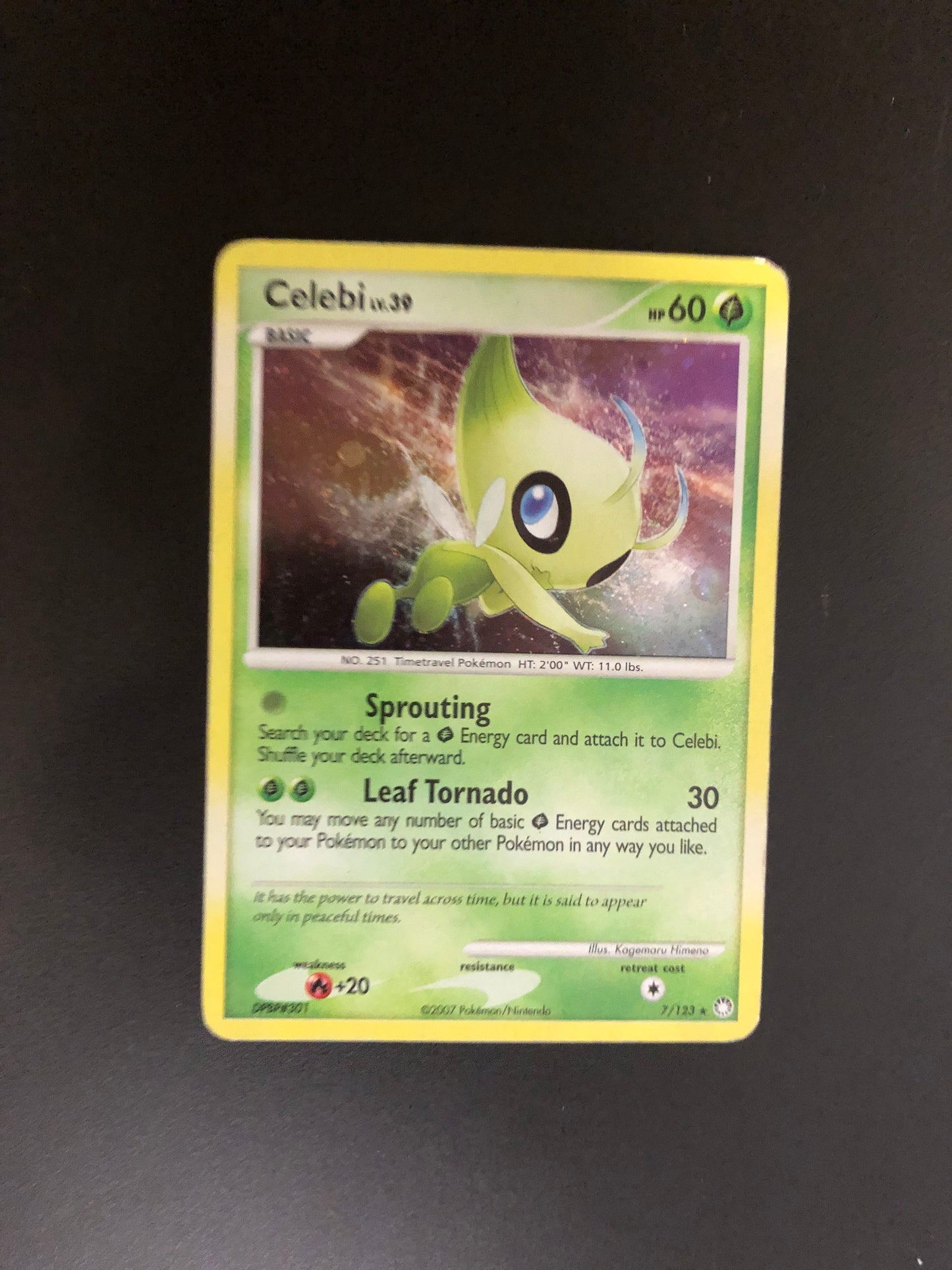 Pokemon Karte Holo Celebi 7/123 Englisch