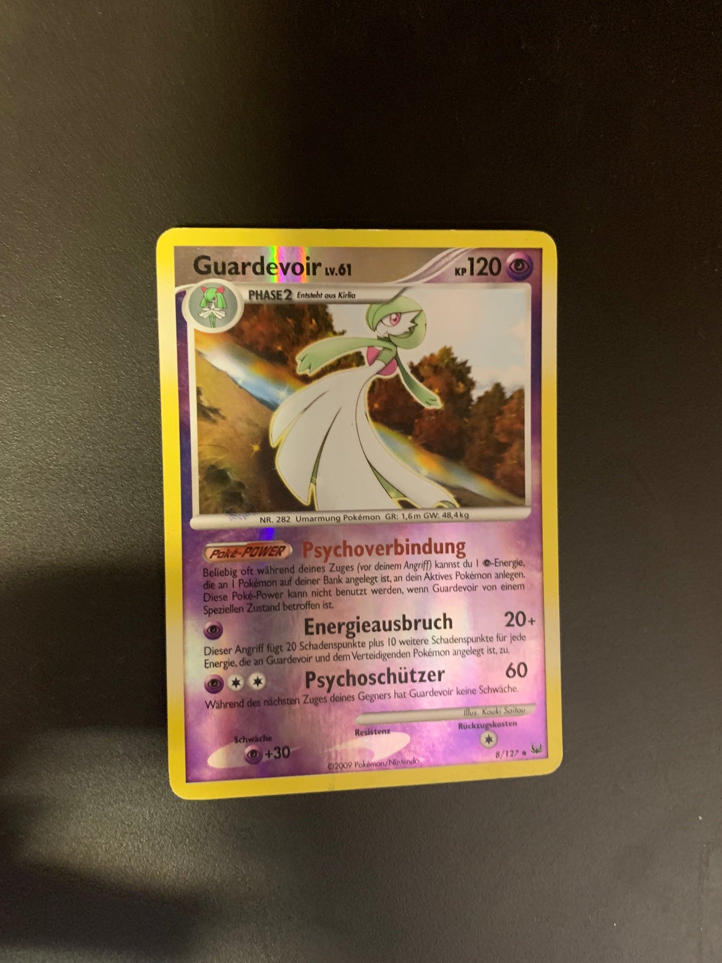 Pokemon Karte Reverse Guardevoir 8/127 Deutsch