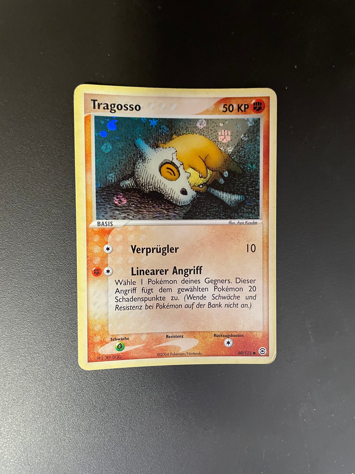Pokemon Karte Holo Tragosso 60/112 Deutsch