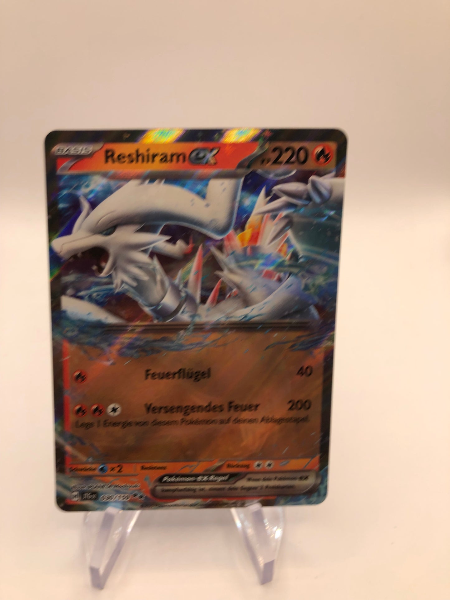 Pokemon Karte EX Reshiram 30/159 Deutsch