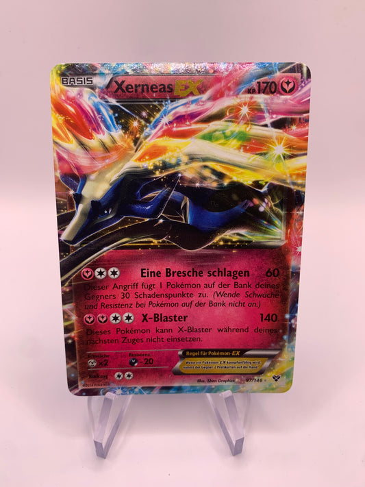 Pokemon Karte Ex Xerneas 97/146 Deutsch