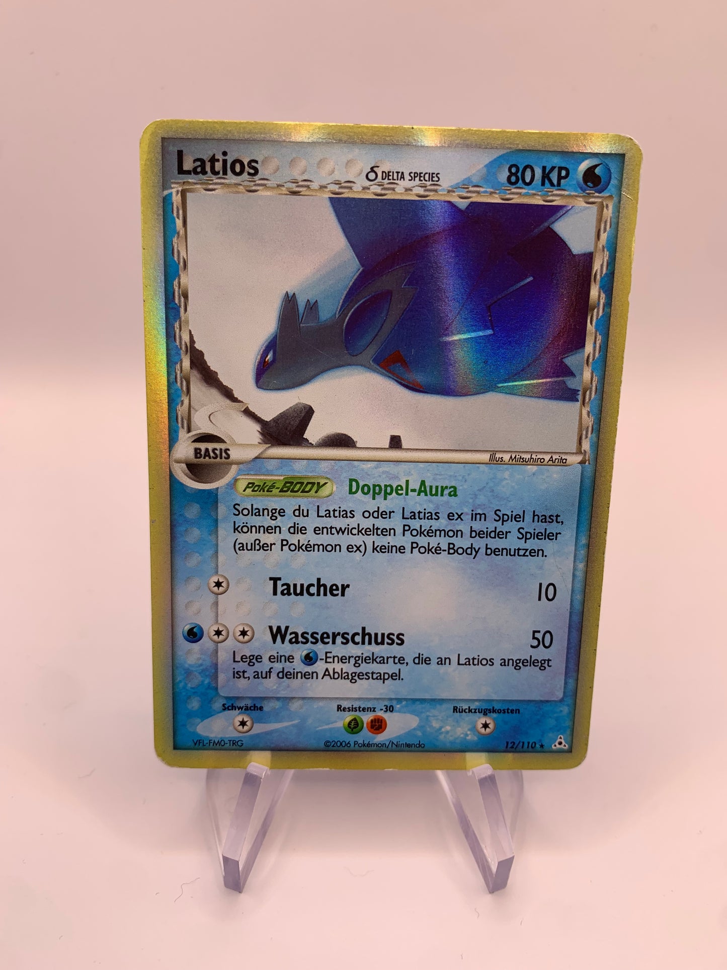 Pokemon Karte Holo Delta Species Latios 12/110 Deutsch