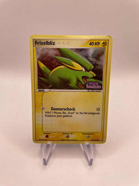 Pokemon Karte Stamp Frizelblit 64/110 Deutsch