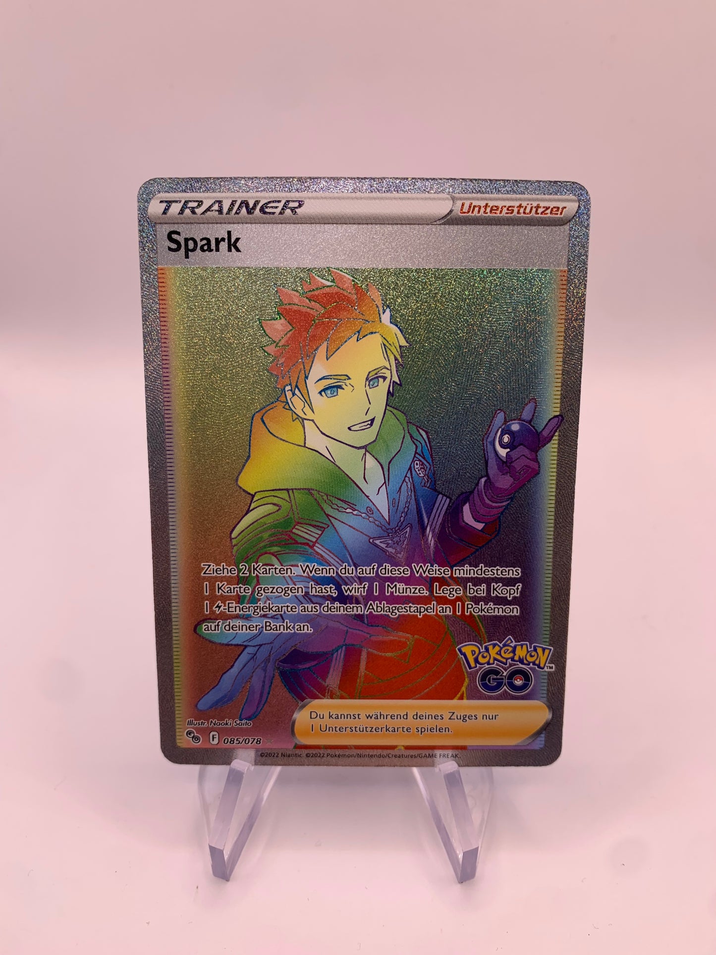 Pokemon Karte Trainer Rainbow Spark 85/78  Deutsch