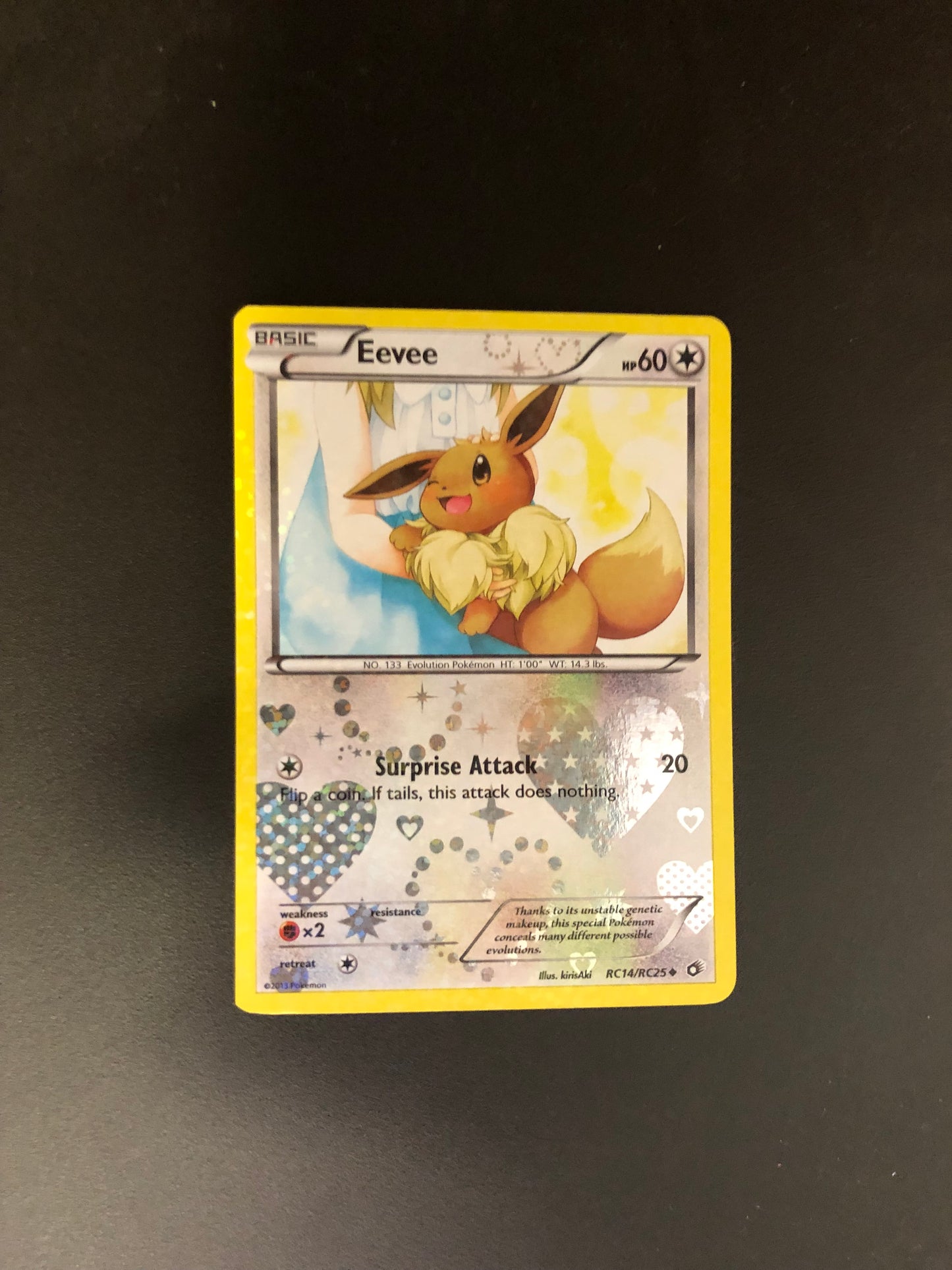 Pokemon Karte Rc Evoli Rc14/Rc25 Englisch