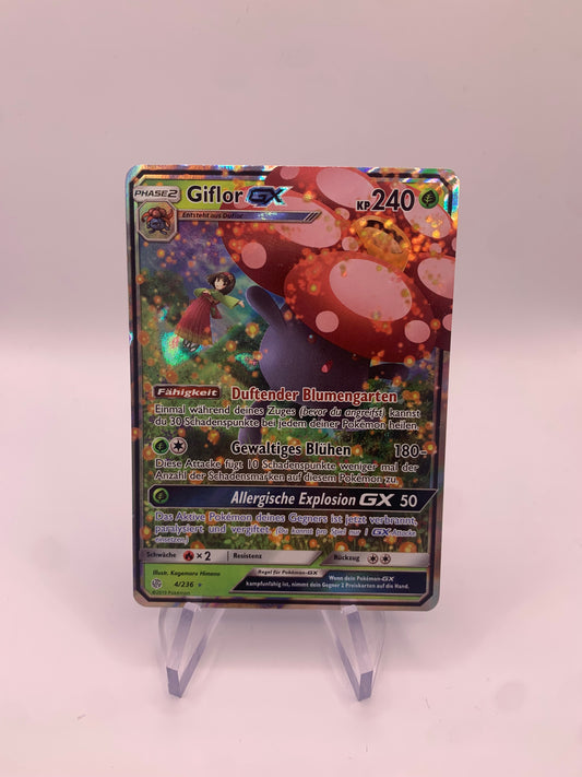 Pokemon Karte GX Giflor 4/236 Deutsch